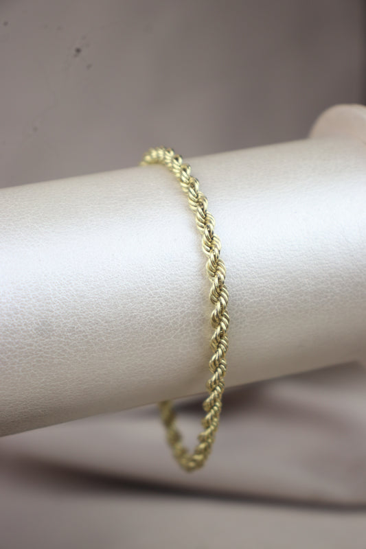 Pulsera tejido cordón 10k #32