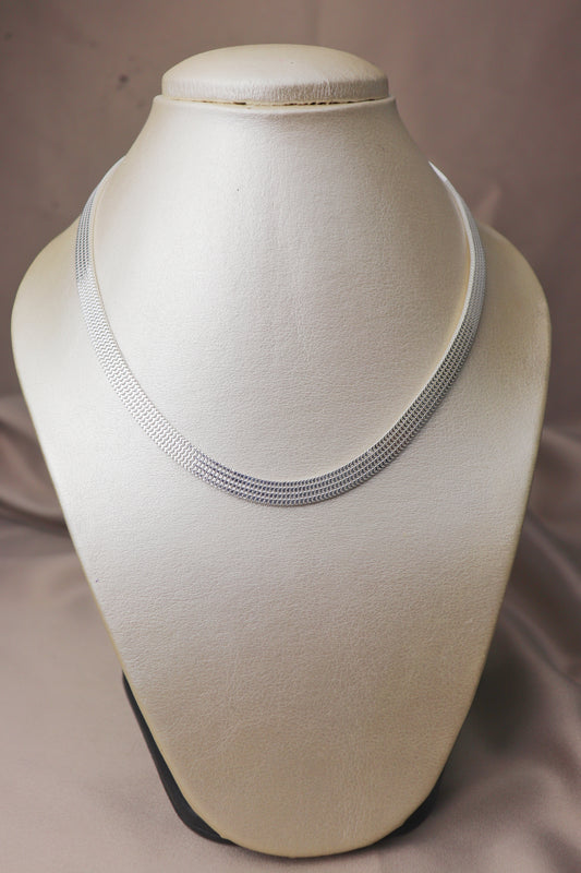 Cadena tejido espejo gruesa #129