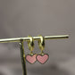 Argollitas con dije de corazoncitos