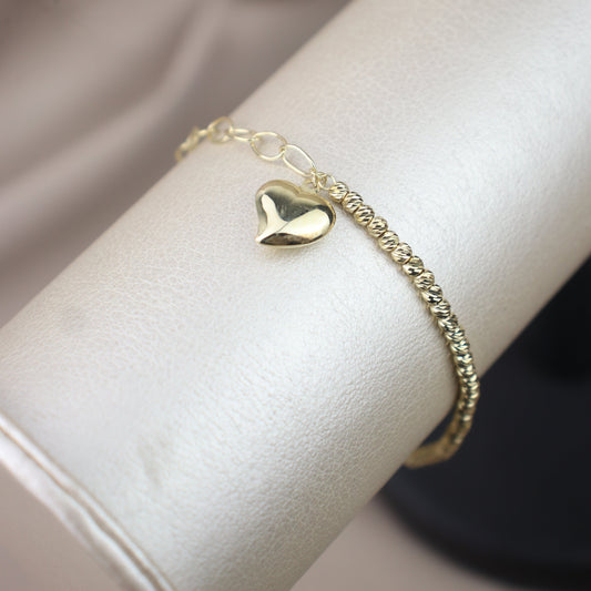 Pulsera doble tejido 10k #41
