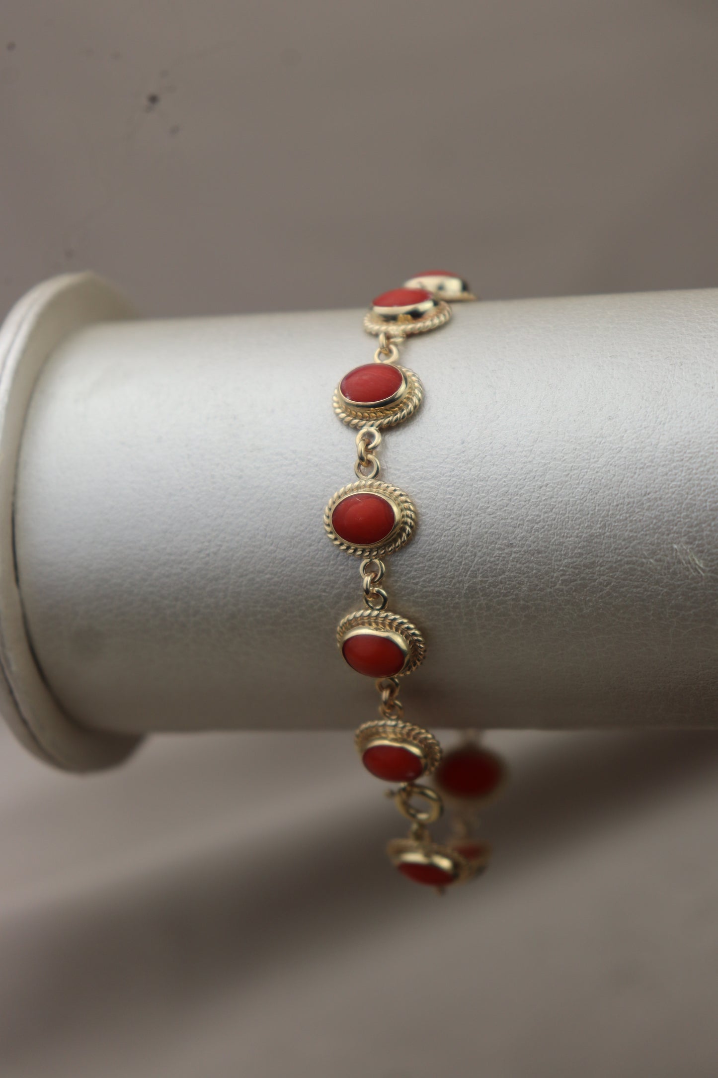 Pulsera coral 10k #62