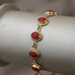 Pulsera coral 10k #62