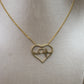 Collar de corazón 10k #69