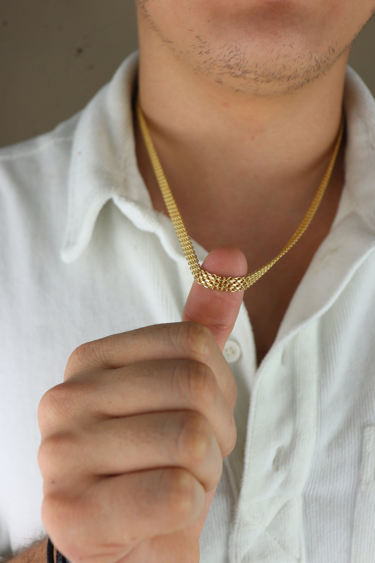 Cadena Bismark 60cm 18k #52