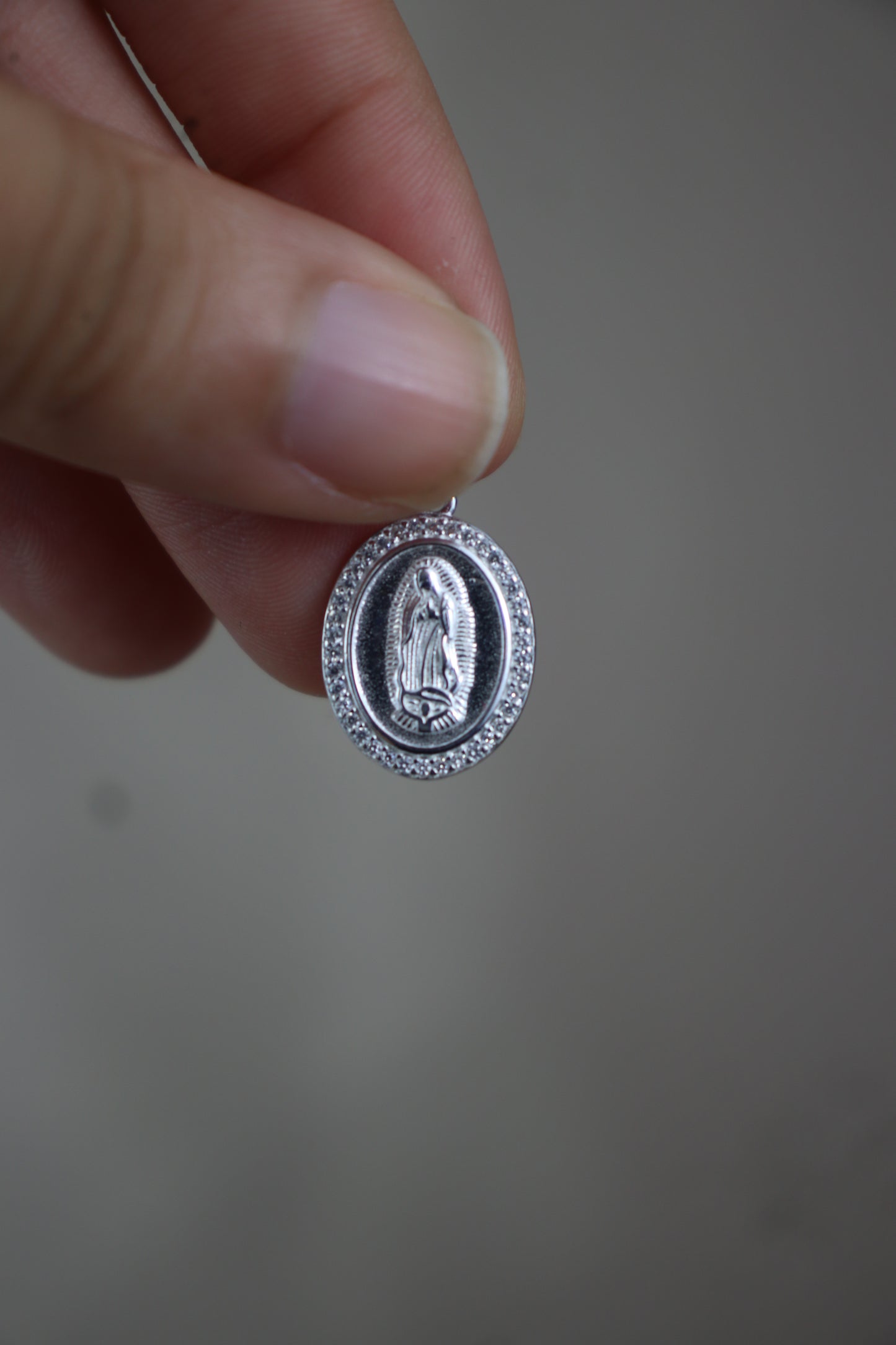 Medalla de la Virgen de Guadalupe - plata #83