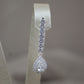 Aretes largos de gota - plata #75