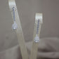 Aretes largos de gota - plata #75
