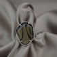 Anillo facetado - plata #73