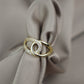 Anillo entrelazado - Plata #72