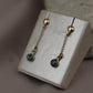 Aretes ojito turco 18k #94
