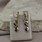 Earrings Monaco Chain diamantados #87