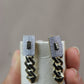Earrings Monaco Chain Pave #88