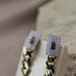 Earrings Monaco Chain Pave #88
