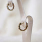 Huggies de diamantes en 18K#06