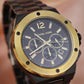 Reloj Michael Kors Negro con Detalles Dorados