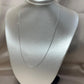 Collar de oro blanco #A9
