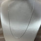 Collar de oro blanco #A9