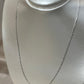 Collar de oro blanco #A9