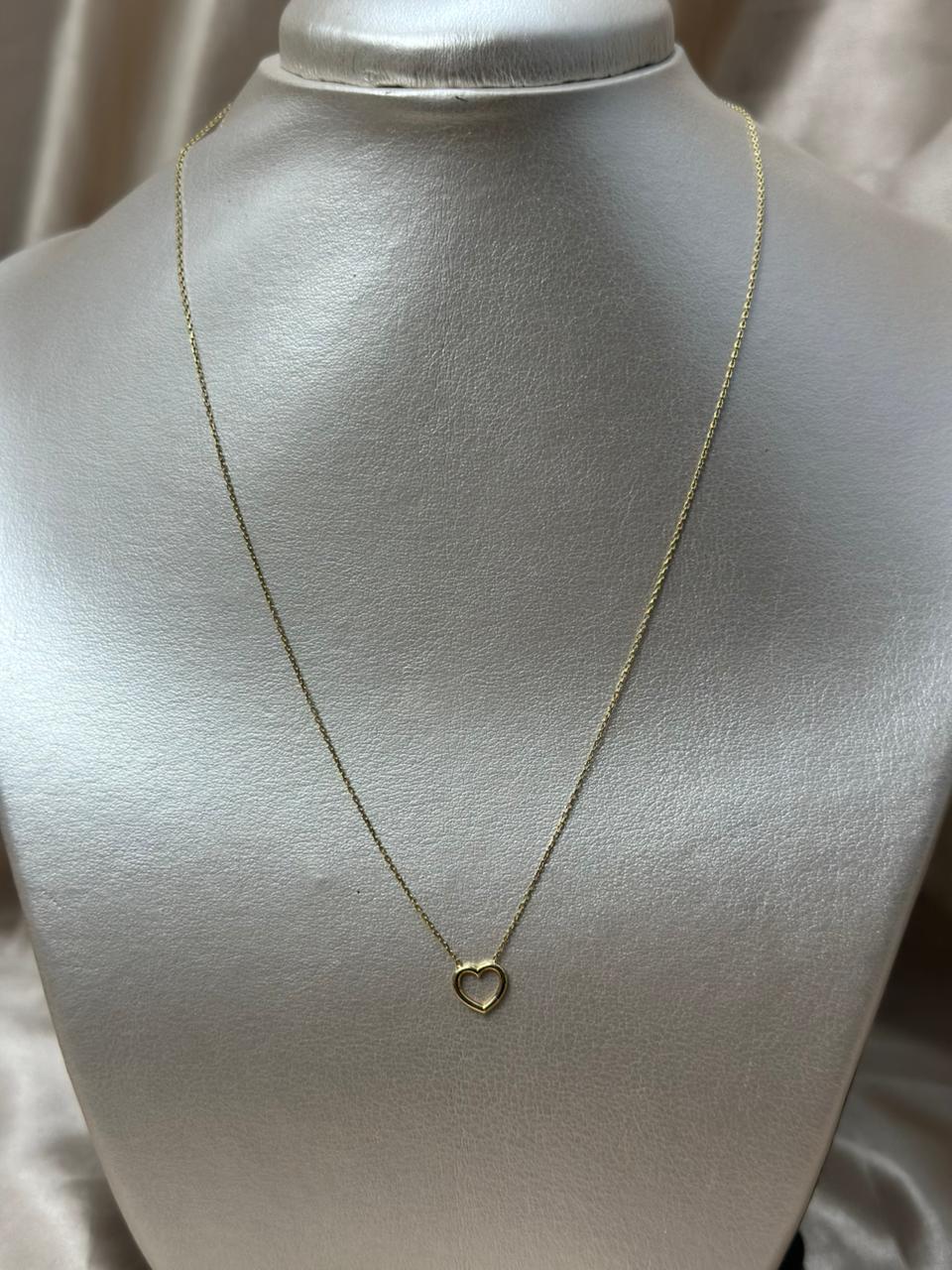 Heart Neckace 18K #A47
