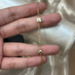 Tobillera mariposa nacar 18k #A31